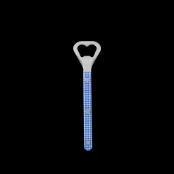 Bistrot Bottle Opener in Blue Gingham