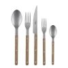 Bistrot Place Setting in Teak, Set of 5