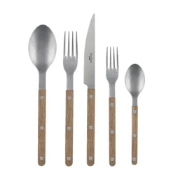 Bistrot Place Setting in Teak, Set of 5