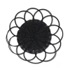 Black Banded Chargers, Set of 4