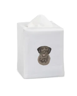 Black Lab Tissue Box Cover