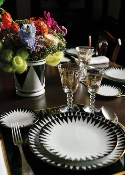 Black Punk Dinner Plate