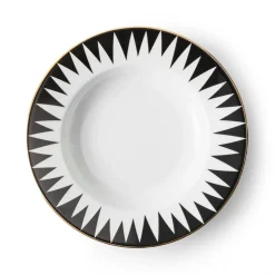 Black Punk Soup & Pasta Plate