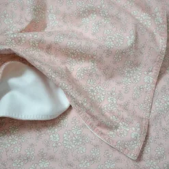 Blanket Made With Liberty Fabric in Capel Pink