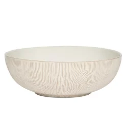 Blenheim Oak 12" Serving Bowl in Whitewash