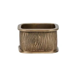 Blenheim Oak Napkin Ring in Brass