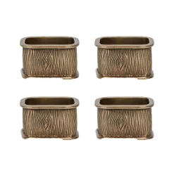 Blenheim Oak Napkin Ring in Brass