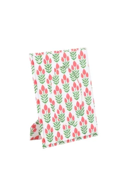 Blockprint Picture Frame in Red Poppy