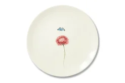 Bloom Silybum Marianum Plate