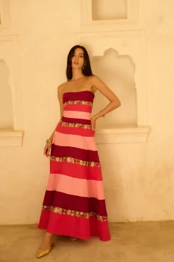 Bloom Stripe Dress