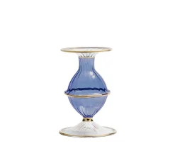 Blossom Candle Holder in Blue