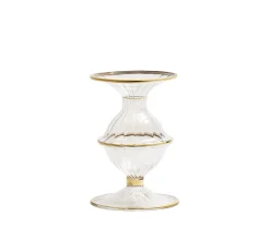 Blossom Candle Holder in Clear
