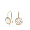 Blossom Drop Earring with White Topaz