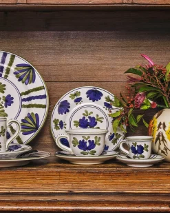 Blossom Teacup and Saucer in Blue