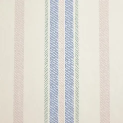 Blue & Blush Halo Stripe Wallpaper