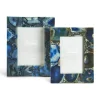 Blue Agate Photo Frame, Set of 2