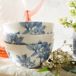 Blue Arbor Tall Cereal Bowl