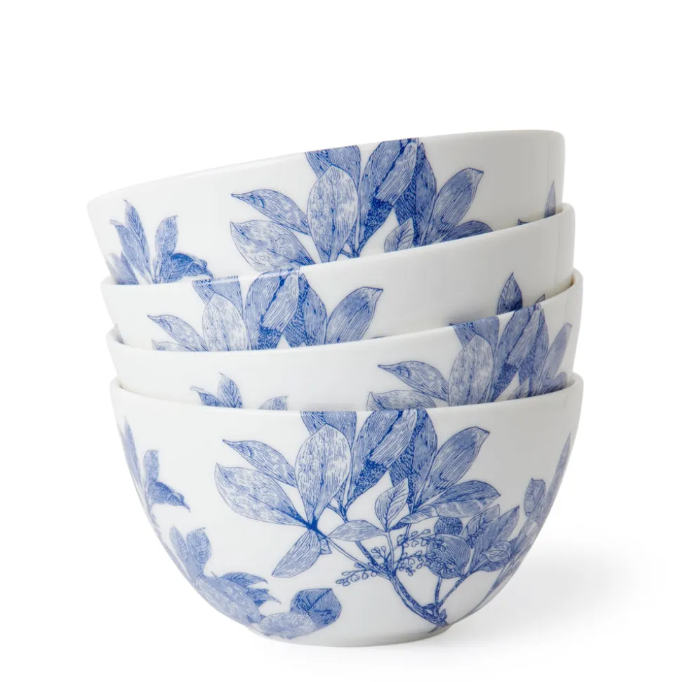 Blue Arbor Tall Cereal Bowl