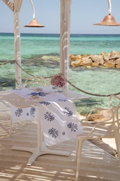 Blue Corallo Table Runner