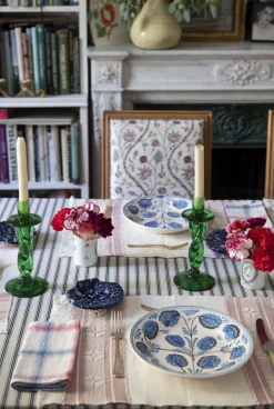 Blue Flower Dinner Plate