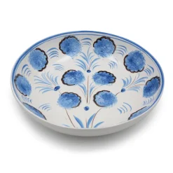 Blue Flower Serving Bowl