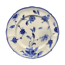 Blue Flowers Dessert Plate