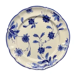 Blue Flowers Dinner Plate