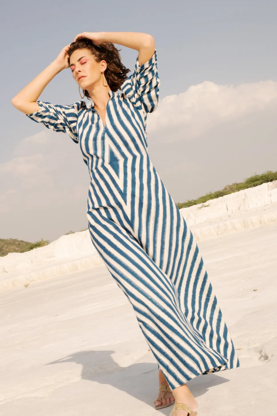 Blue Illusion Dress