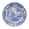 Blue Italian Dinner Plates, Set of 4