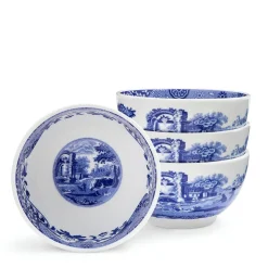 Blue Italian Dip Bowls, Set of 4
