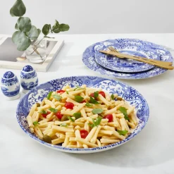 Blue Italian Pasta Bowl