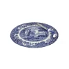 Blue Italian 2-Piece Cheese Plate with Knife