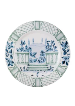 Blue Italian Views Plates Collection, Set of 6