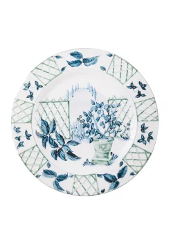 Blue Italian Views Plates Collection, Set of 6