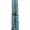 Blue Midnight Lily of the Valley Hand-Painted Taper Candles, Set of Two