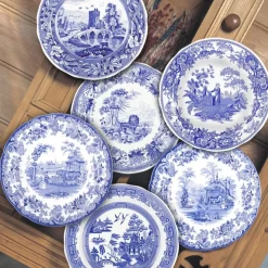 Blue Room Assorted Traditions Plates, Set of 6