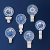 Blue Room Assorted Zoological Plates, Set of 6