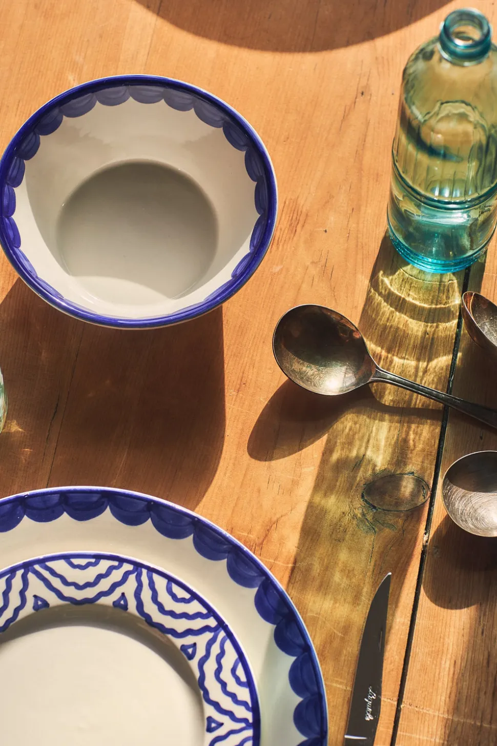 Blue Scallop Bowl