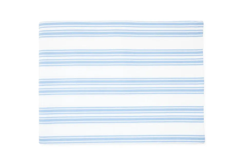 Blue Stripe Cotton Tablecloth