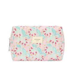 Bluebells Interior Coated Travel Pouch