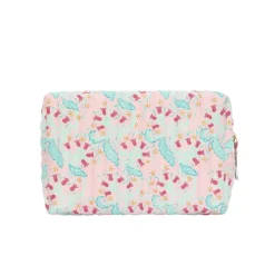 Bluebells Interior Coated Travel Pouch