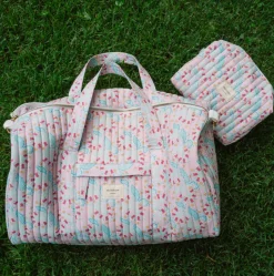 Bluebells Quilted Cotton Weekender Bag