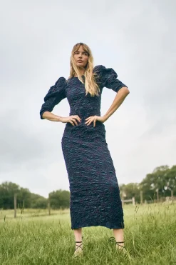 Blythe Dress in Navy