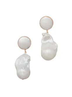 Bobbie Earrings in White