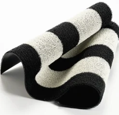 Bold Stripe Shag Utility Mat