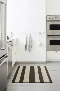 Bold Stripe Shag Utility Mat