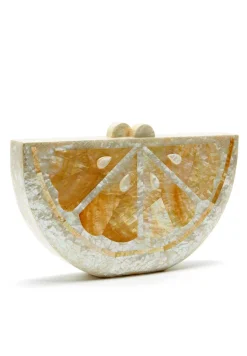 Bora Bora Lemon Clutch