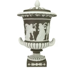 Borghese Small Vase in Marsh Green