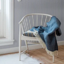 Boråstapeter Aspö Stripe Wallpaper in Blue