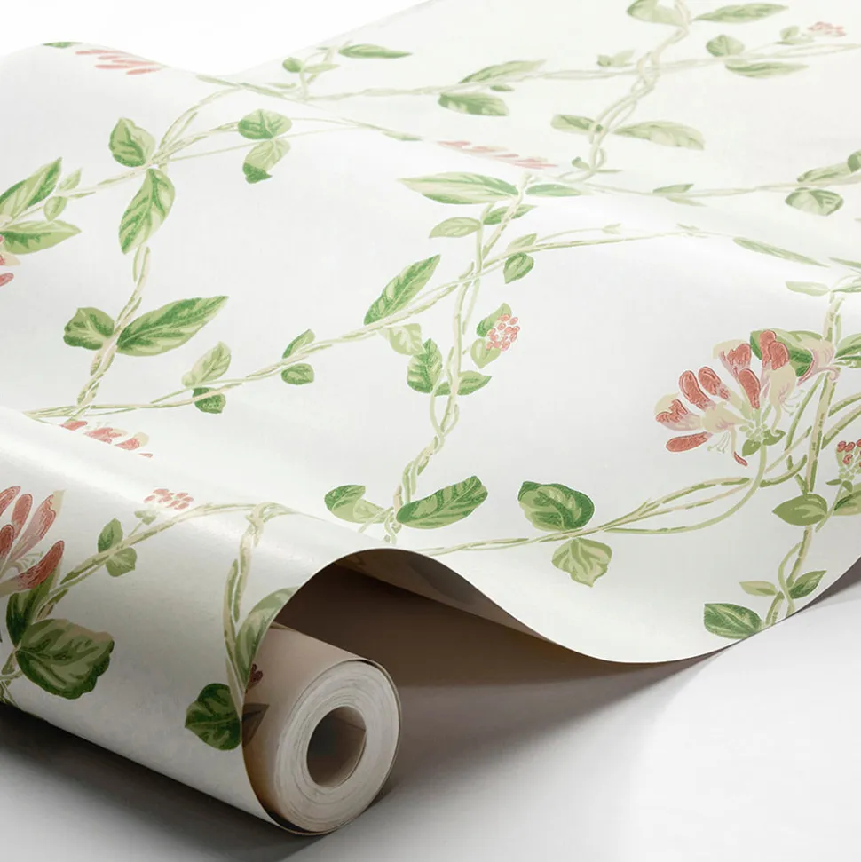 Boråstapeter Honeysuckle Wallpaper in Ivory